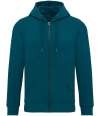 NS402 Native Spirit Unisex Full Zip Hoodie Peacock Green colour image